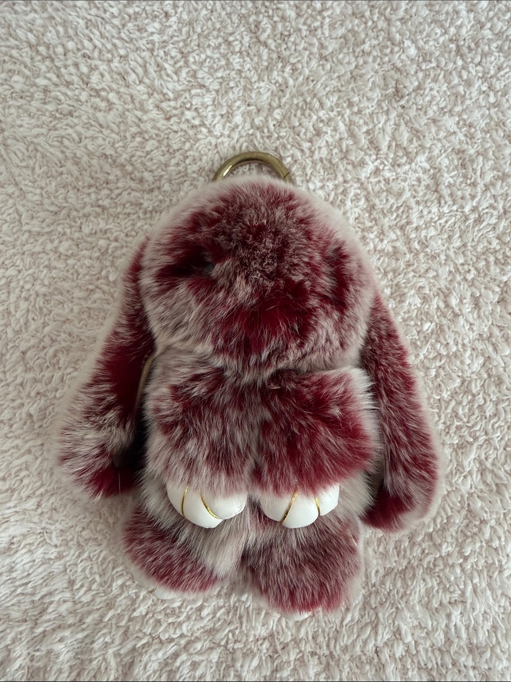 Plush Bunny Keychain
